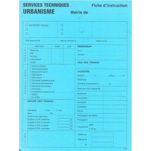 Fiche d'instruction de déclaration de travaux Fiche d'instruction de déclaration de travaux