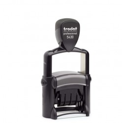 TAMPON METAL LINE TRODAT 5430-T 2 LIGNES+DATEUR