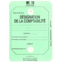 ETIQUETTE DESIGNATION DE LA COMPTABILITE P904