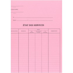 CHEMISE POUR ETAT DES SERVICES-CA2081