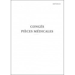 CHEMISE CONGÉS-PIECES MÉDICALES-GESTION B-2