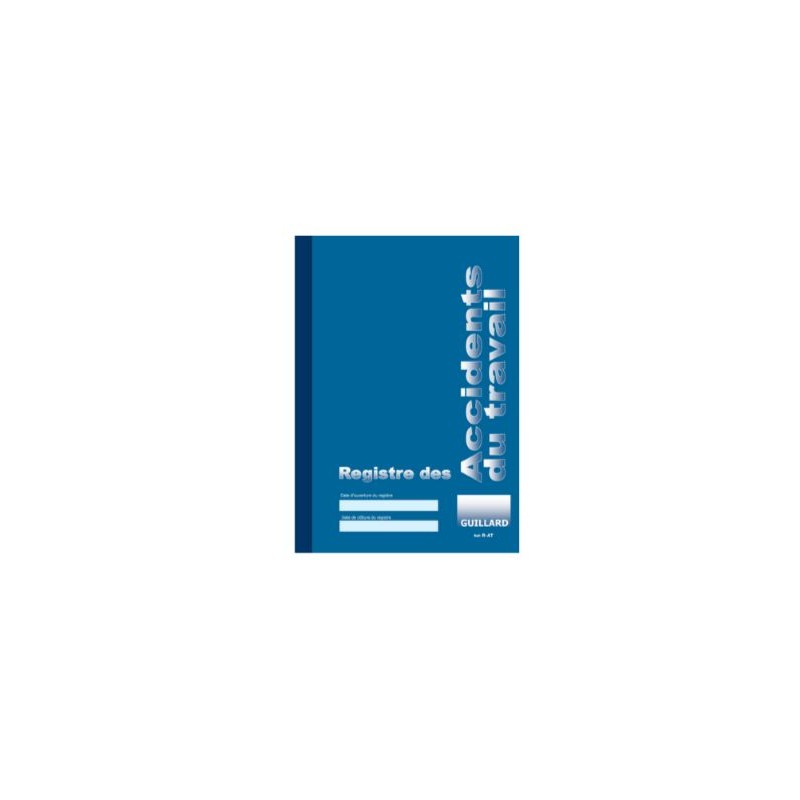 Registre des accidents du travail