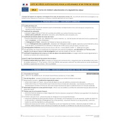 CR.2 Cartes de résident subordonnées à la régularité du séjour