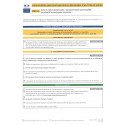 CSP.1.1 - Carte de séjour pluriannuelle "passeport talent salarié qualifié ou salarié d'une entreprise innovante"