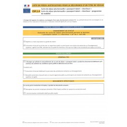 CSP.1.4 Carte de séjour pluriannuelle "passeport talent - chercheur". Carte de séjour pluriannuelle "Passeport talent - chercheu