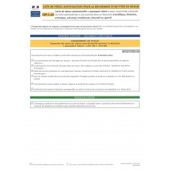 CSP.1.10 Carte de séjour pluriannuelle "passeport talent" pour renommée nationale ou internationale liée à une activité dans un 