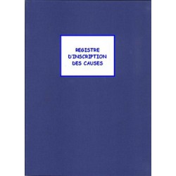 Registre d'inscription des...