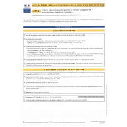 CST.6 Carte de séjour temporaire portant la mention "stagiaire ICT" ou la mention "Stagiaire ICT (famille)"