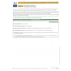 Andorre - Ressortissants andorrans et membres de leur famille