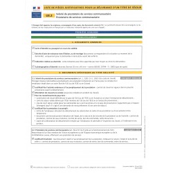 UE.2 - Salarié de prestataire de services communautaire. Prestataire de services communautaires.