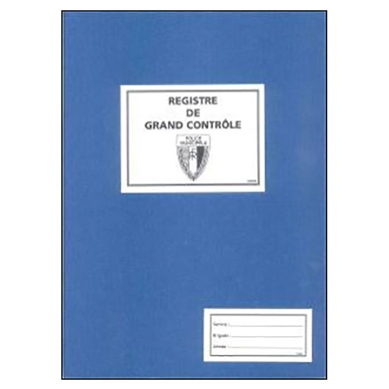 Registre de grand contrôle