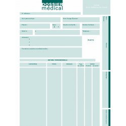 Dossier médical avec soufflet