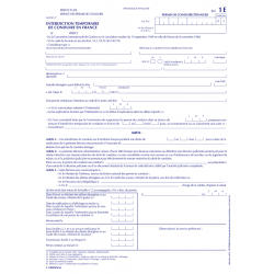 Interdiction temporaire de...