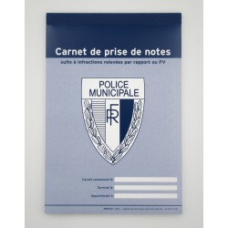 Carnet de prise de notes...