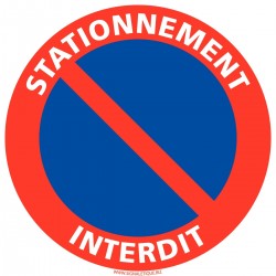 Panneau stationnement interdit