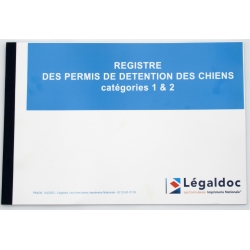 Registre des permis de détention d'un chien dangereux