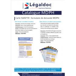 Catalogue MDPH
