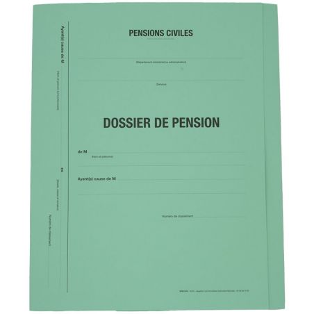Dossier de pension civile