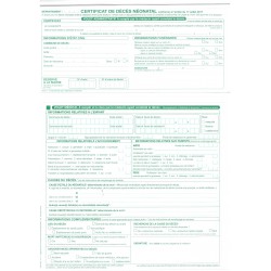 Certificat de décès néonatal