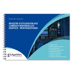 Registre d'utilisation des...