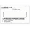 Enveloppes manuelles personnalisées 114 x 162 mm pour Cartes Électorales