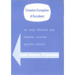 Constat Européen d'Accident Stock Vector