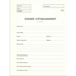Dossier d'établissement