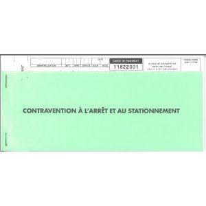CARNET DE VERBALISATION VERT PERSONNALISE CARNET DE VERBALISATION VERT PERSONNALISE
