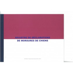 Registre de déclaration de morsures de chiens